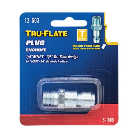 AIR PLUG 3/8TF 1/4MNPT